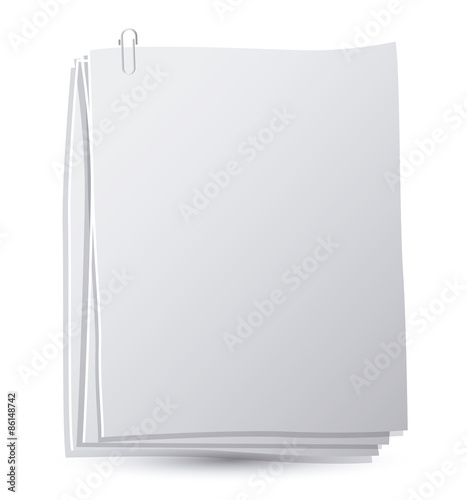 Office supplies design over white background, vector illustratio