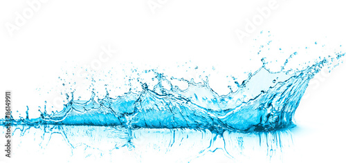 turquoise water splash