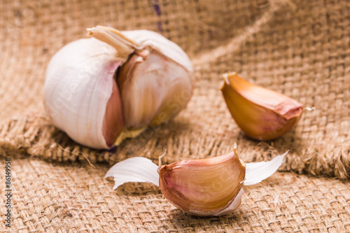Organic garlic.