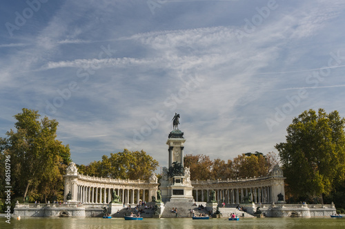 Retiro Park, Monument of Alfonso XII, Madrid