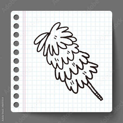 feather duster doodle