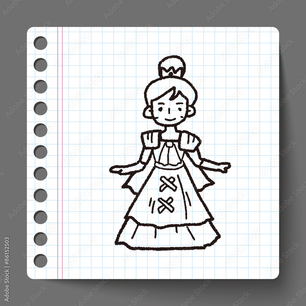 princess doodle princess doodle