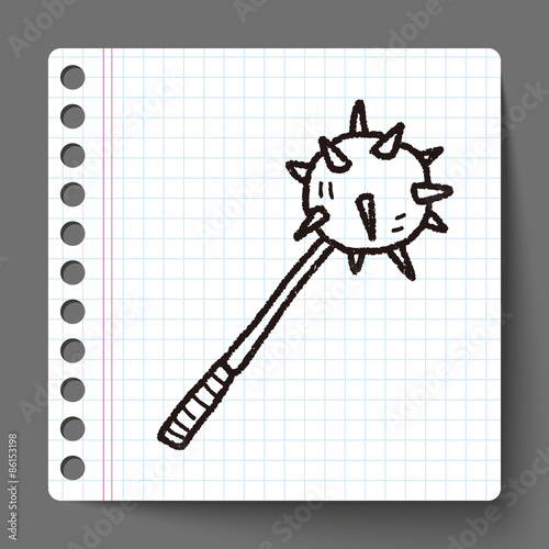 iron mace doodle