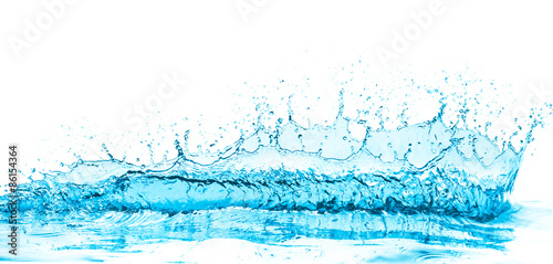 turquoise water splash