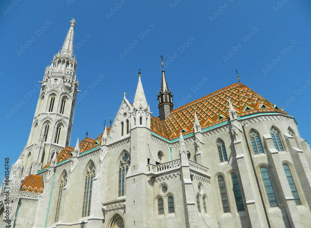 Mathias church in Budapest, Hungary