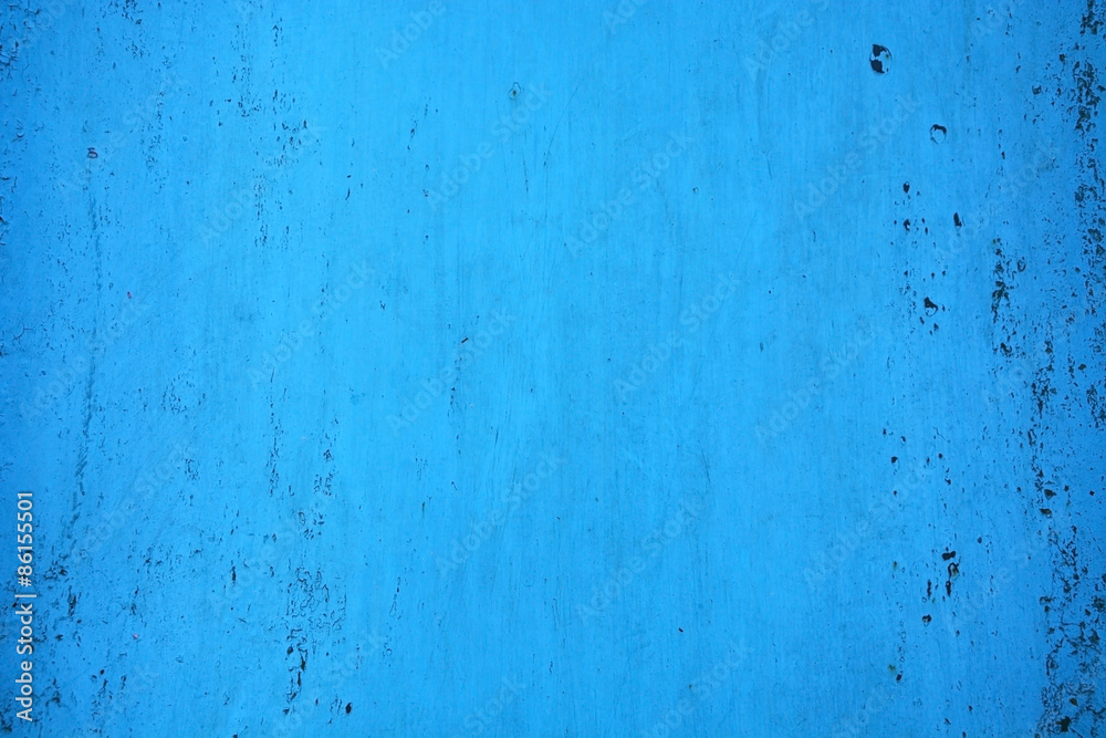 Texture, Background- blue metal plate. Vintage
