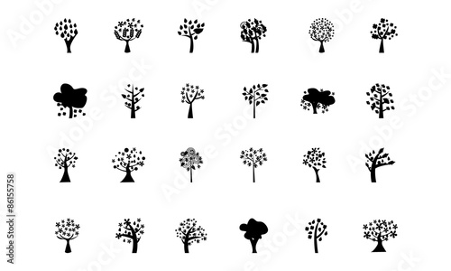 Trees Vector Icons 5
