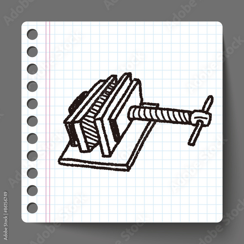 jaw vice doodle