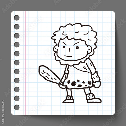 caveman doodle