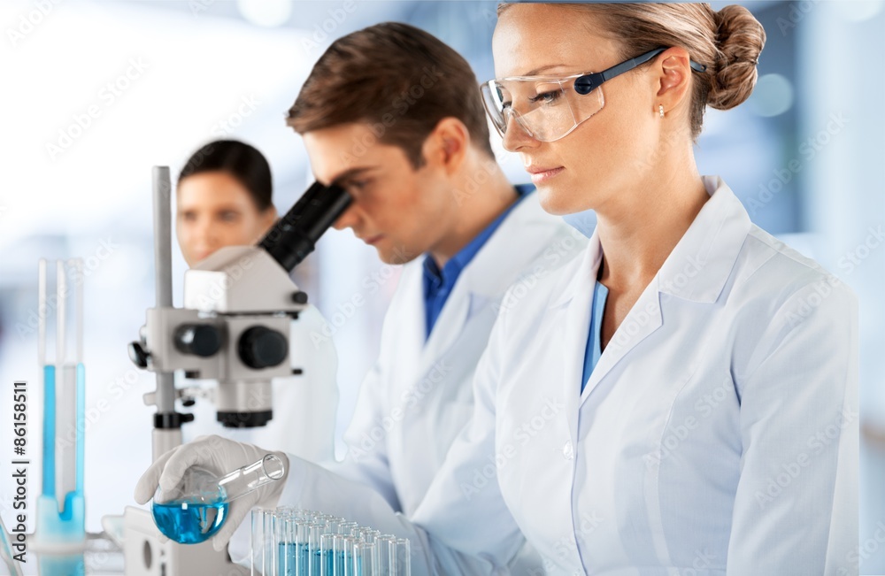 Laboratory, Scientist, Research. Laboratory, Scientist, Research.