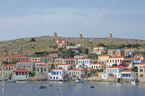 Blick auf die Insel Chalki, Griechenland © dedi