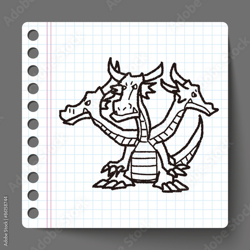 dragon doodle