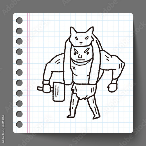 giant ogre doodle