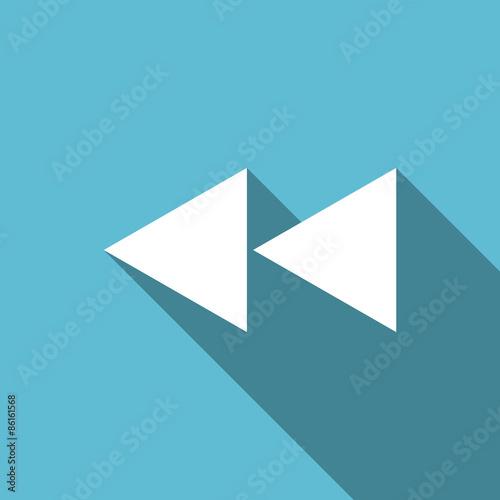Free Download rewind flat icon - GFXLoad