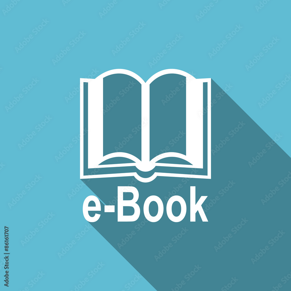 book flat icon e-book sign book flat icon e-book sign