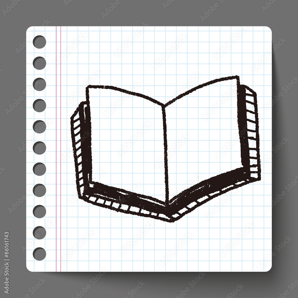 book doodle drawing book doodle drawing