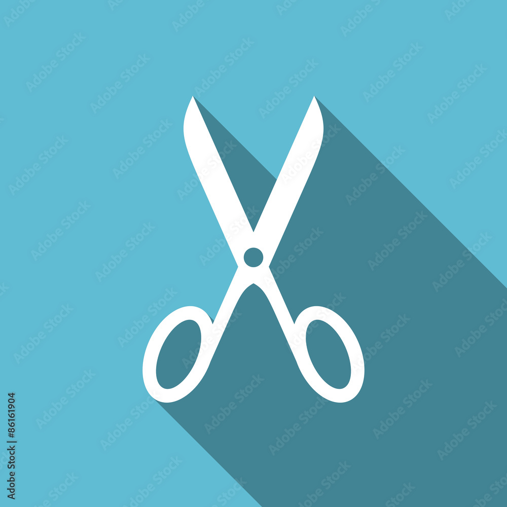 scissors flat icon cut sign scissors flat icon cut sign