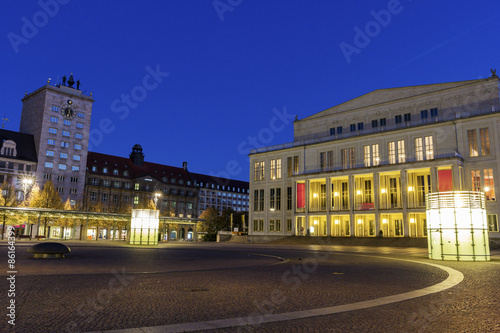 Leipzig Opera and Augustus Square