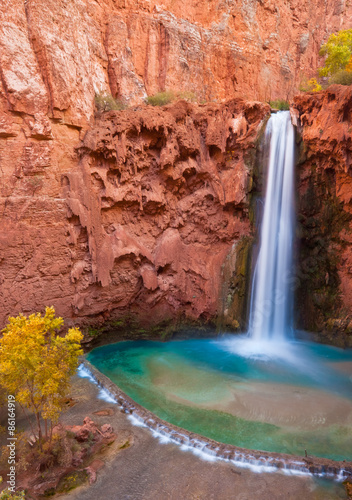 Mooney Falls near Supai in Havasupai Indian Reservation, Arizona, United States