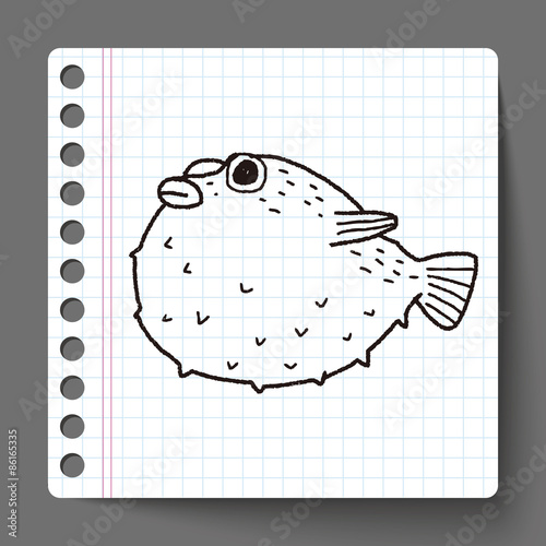 Puffer doodle