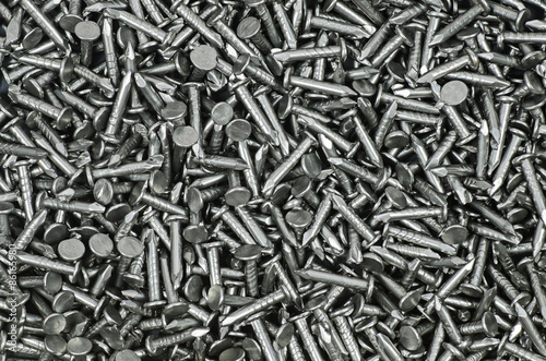 Close up tack nails for background