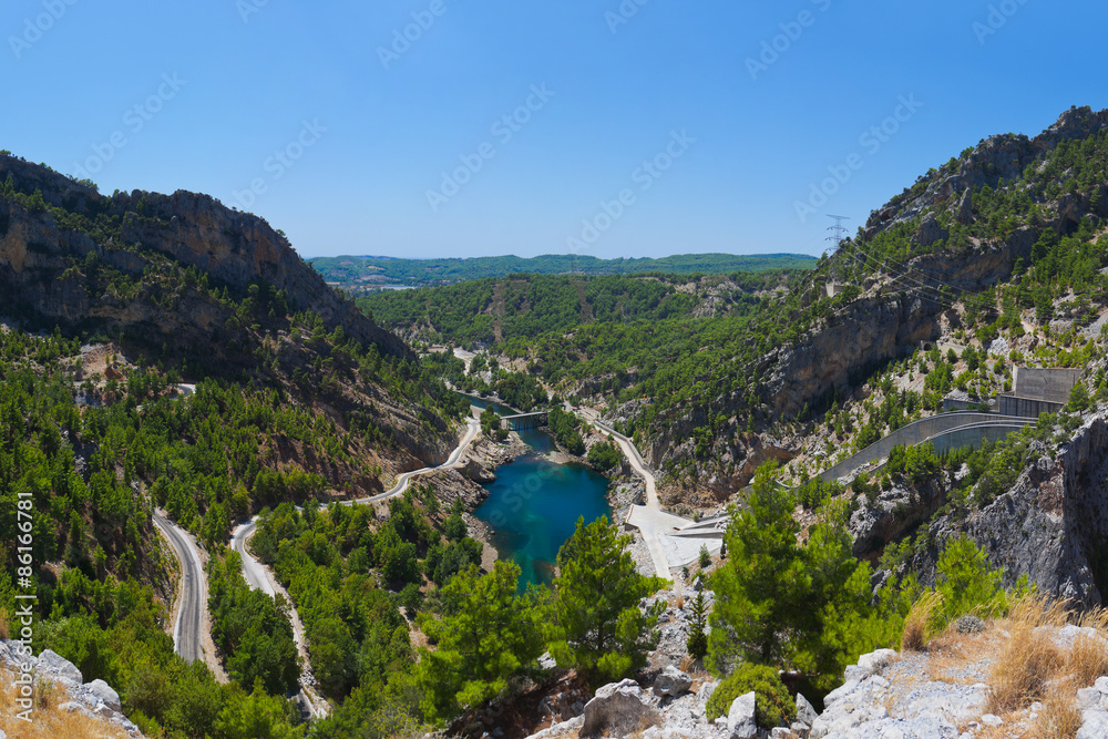 Green canyon at Turkey