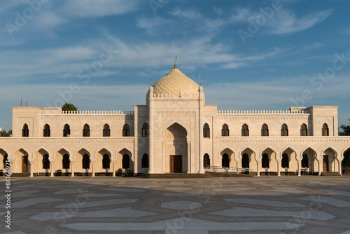 White mosque in Bolgar city, Tatarstan, Russia