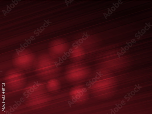 Abstract dark red background with spheres. Vector illustration