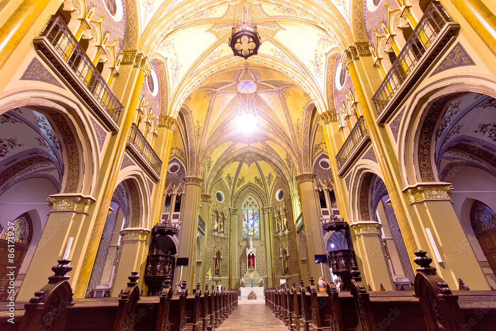 Metropolitan Cathedral, Curitiba, Brazil.