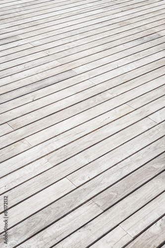 Grey wooden decking texture and background