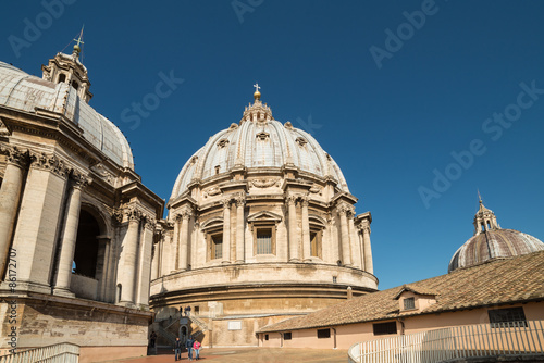 On the roof of St. Peter's Basilica