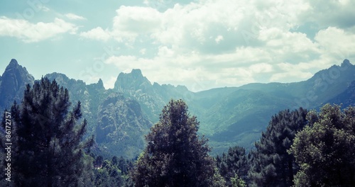 4K, Timelapse, Col De Bavella Region, Corsica photo