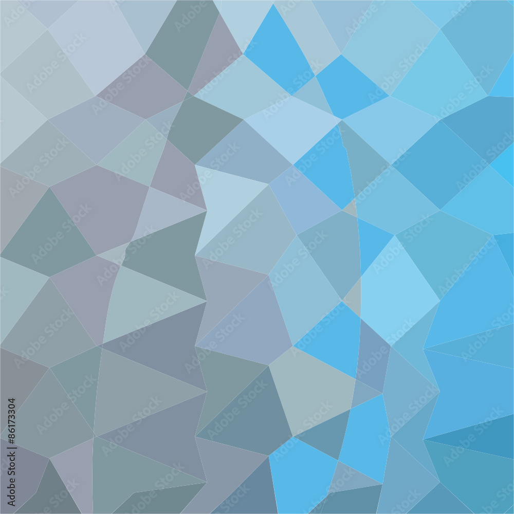 Clair de Lune Grey Abstract Low Polygon Background