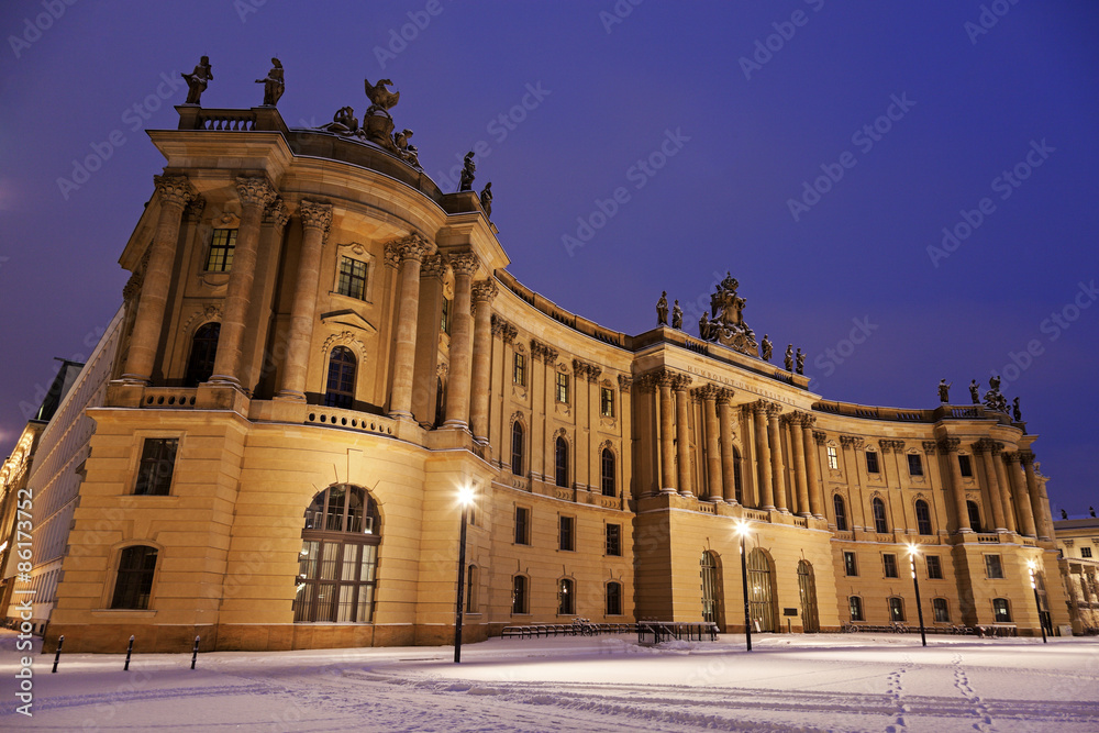 Obraz premium Old Library during the sunrise