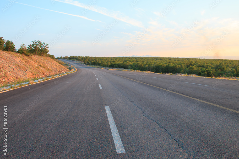 Fototapeta premium Rural road