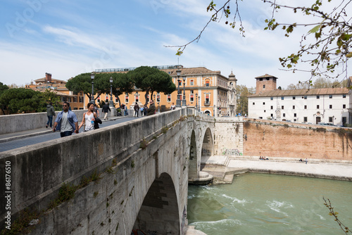 Εκτύπωση καμβά Tiber Island