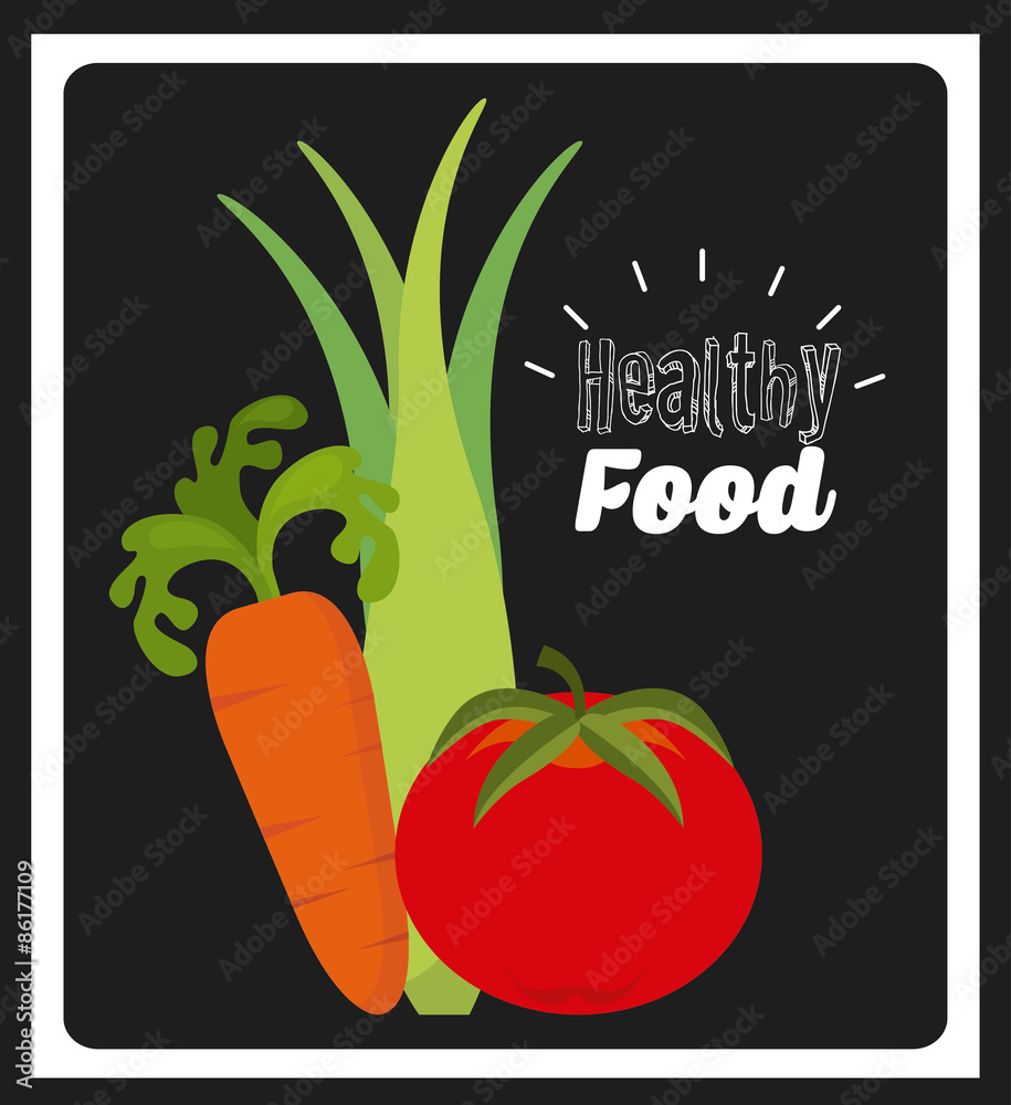 Plakat healthy food