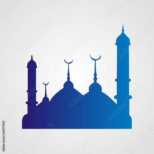mosque blue
