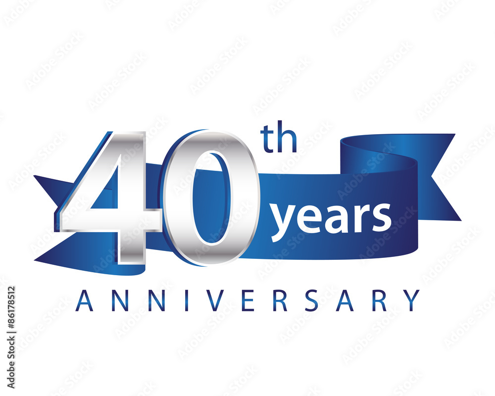 Top 126+ 40 years logo - camera.edu.vn