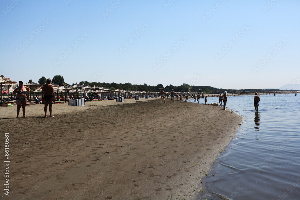 Obraz premium sea landscape quiet bay on the edge of the world Asia
