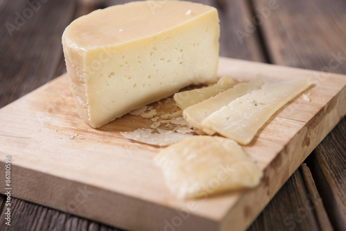 Natural homemade cheddar cheese