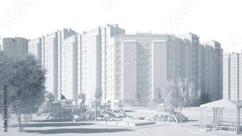 conceptual image of buildings