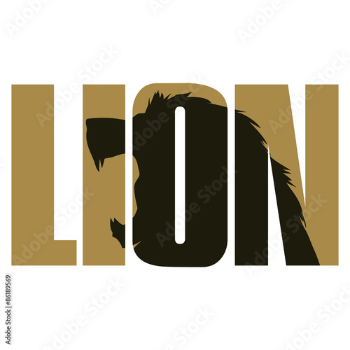 Fototapeta Naklejka Na Ścianę i Meble -  Lion sign