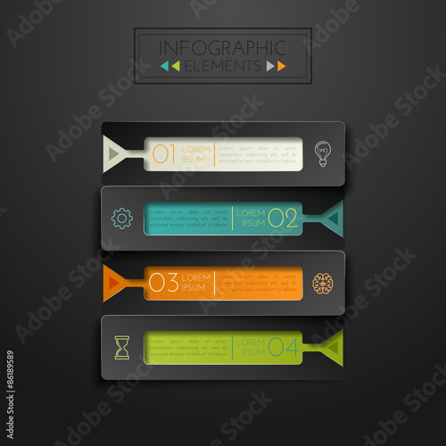 Step-by-step. Colour 3D illustration.