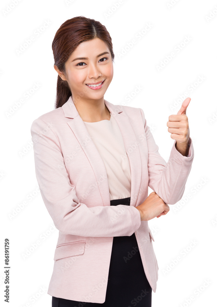 Asian Businesswoman with thumb up Asian Businesswoman with thumb up