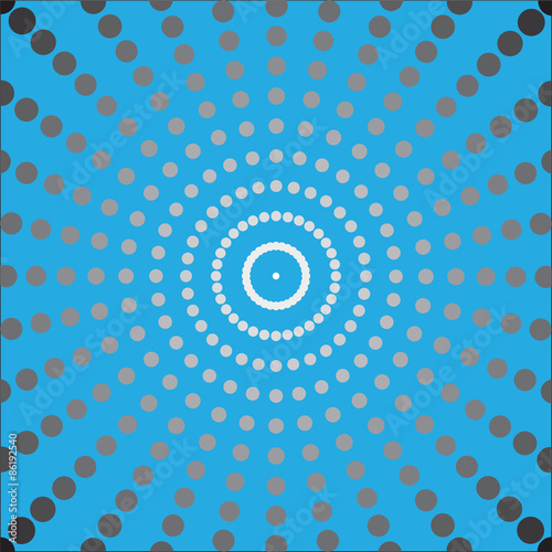 Black dots on blue background, Vector illustration eps10. 