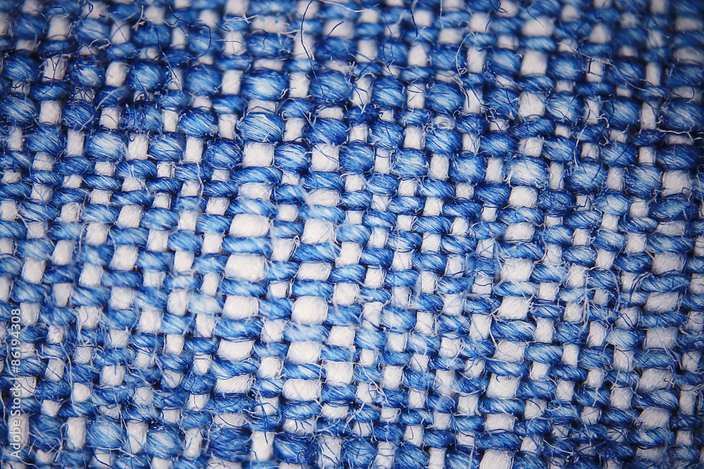 Obraz premium blue micro fiber texture denim