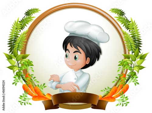 Chef and banner
