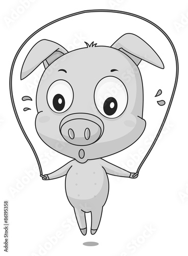 Pig exercise