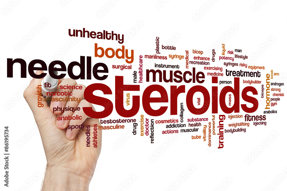 Steroids word cloud